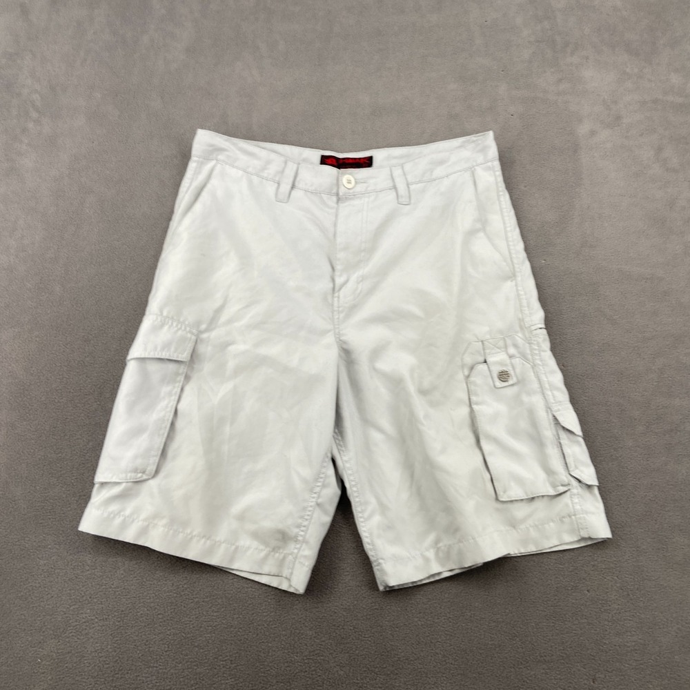 Hawk Cargo Shorts Mens‎ 32 Gray Multi Pockets Classic Fit Utility Y2K Streetwear